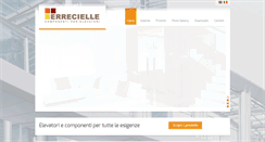 Desktop Screenshot of errecielle.it