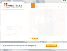 Tablet Screenshot of errecielle.it